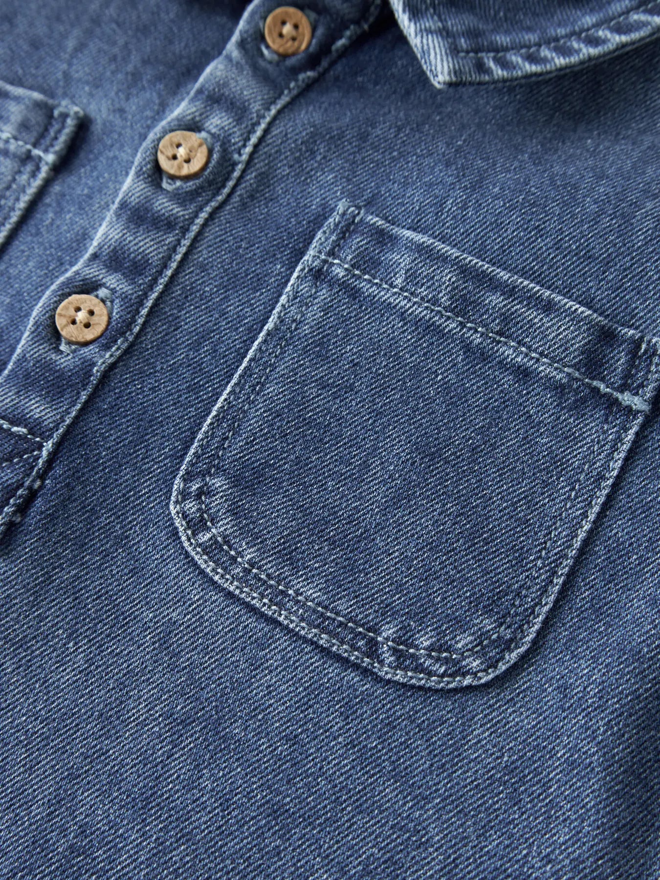 Lil'Atelier - overshirt Obello - dark blue denim
