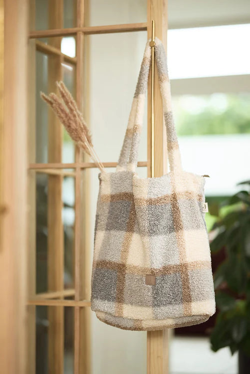 Luiertas Shopper ~ Check Boucle