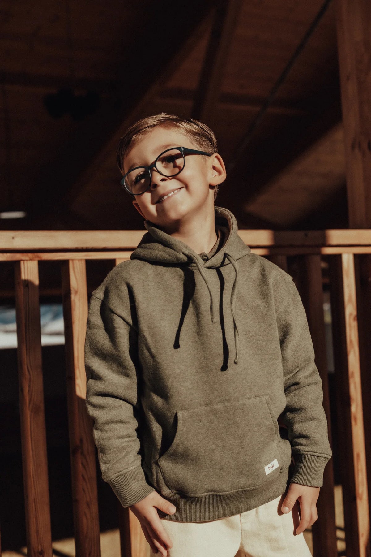 Baje Studio - hoodie Moose - green agave