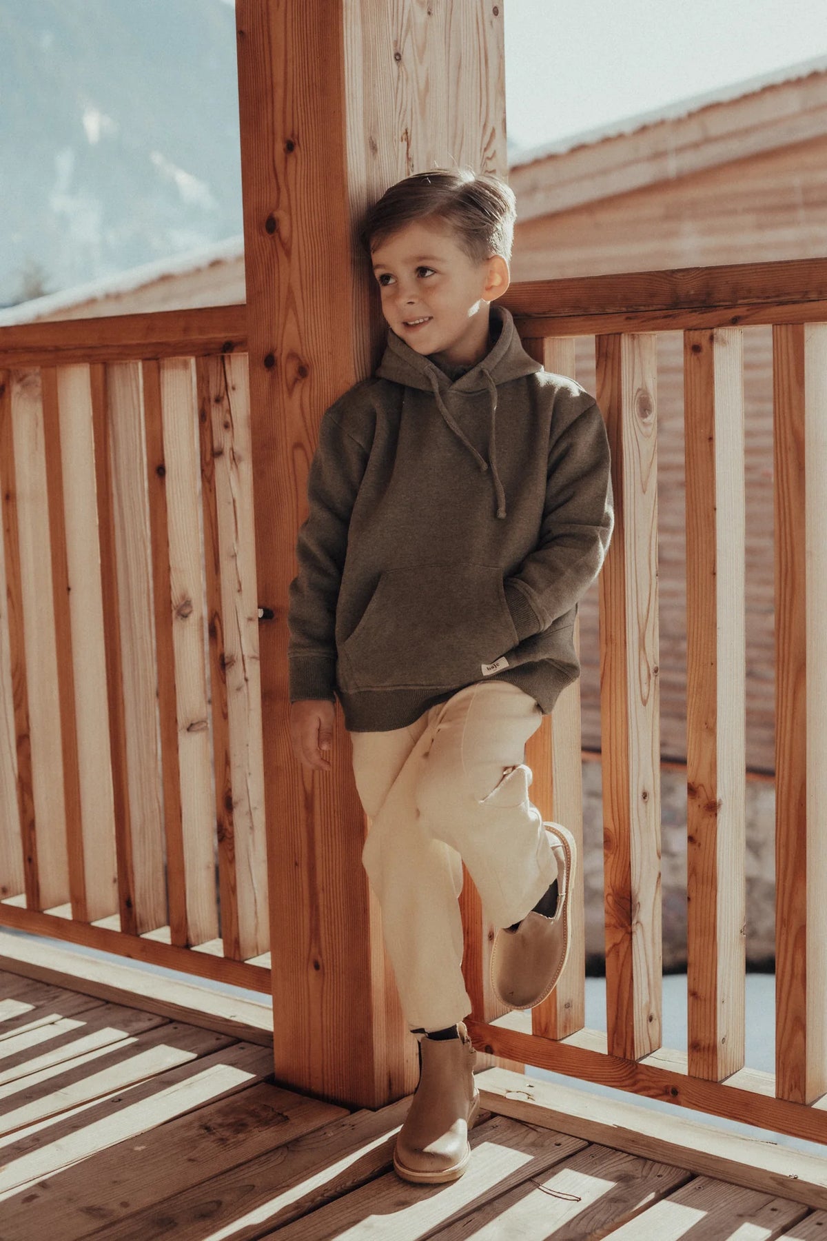 Baje Studio - hoodie Moose - green agave