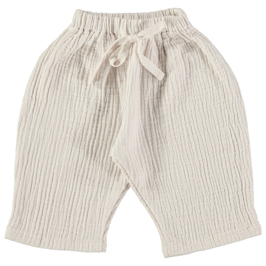 Pequeno Tocon - mousseline pants - natural