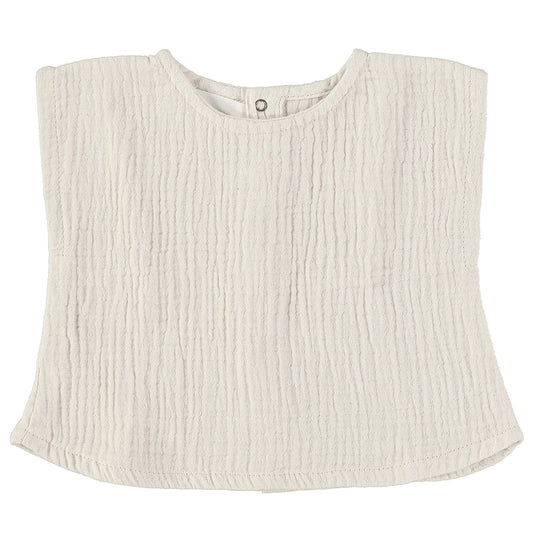 Pequeno Tocon - mousseline top - natural