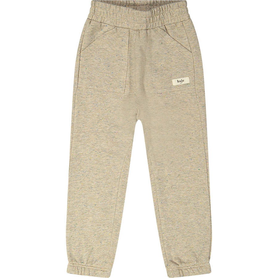 Baje Studio - sweatpants Mutrux - sand melange multicolor