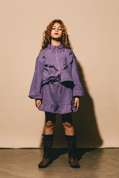 Labo - sweat skirt Nerima - purple sage