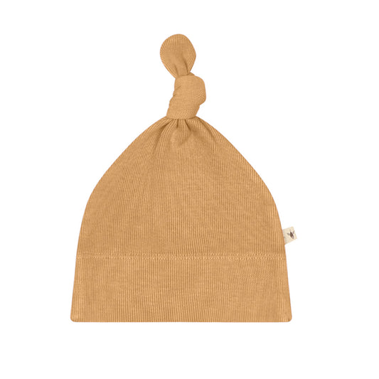 UAUA - knotted baby hat - camello