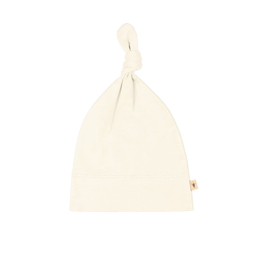 UAUA - knotted newborn hat - crema