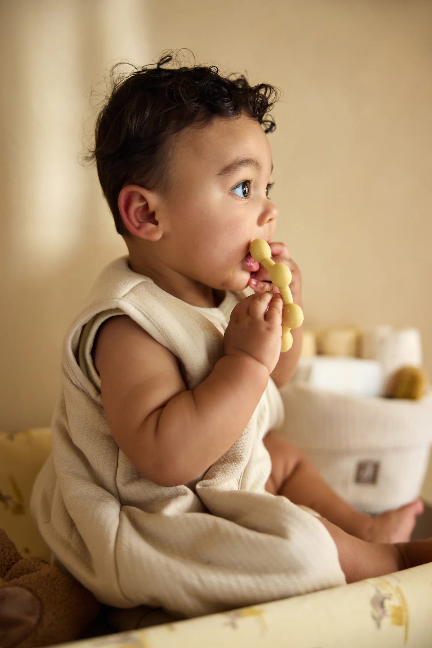 Jollein - newborn slaapzak 60 cm Soft Twine - oatmeal