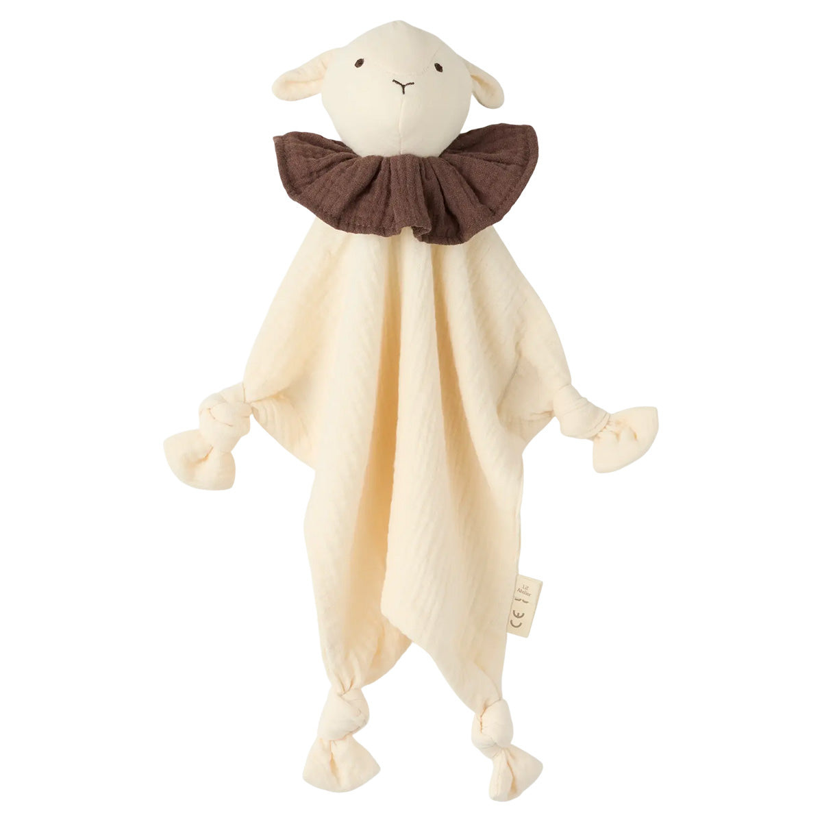 Lil'Atelier - sheep cuddle cloth Noa - turtledove/teak