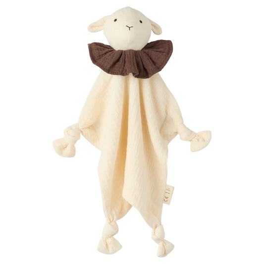 Lil'Atelier - sheep cuddle cloth Noa - turtledove/teak