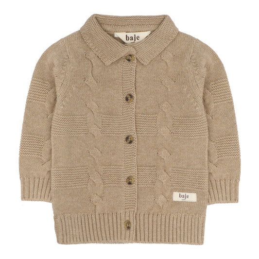 Baje Studio - cardigan Noan - taupe