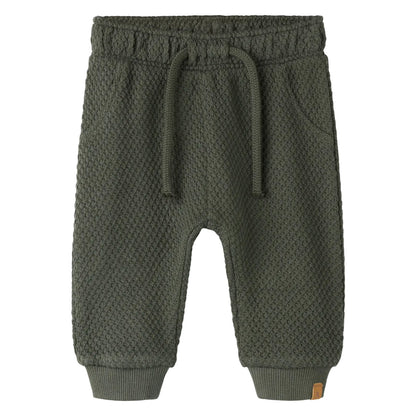 Lil'Atelier - loose sweat pants Noello - kambaba green
