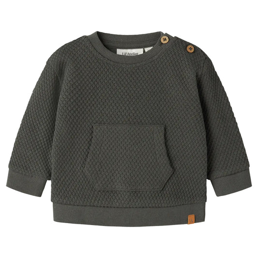 Lil'Atelier - sweater Noello - kambaba green