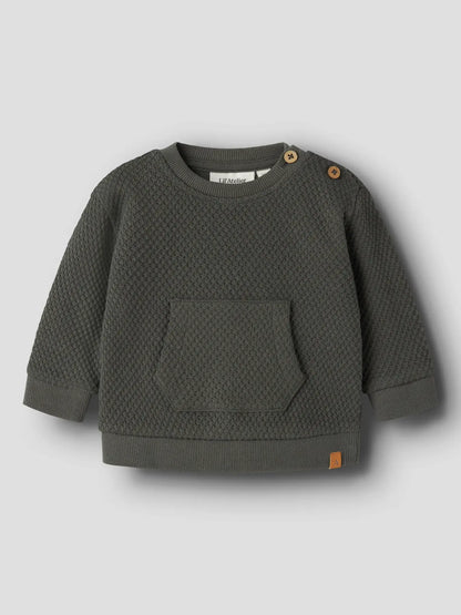 Lil'Atelier - sweater Noello - kambaba green