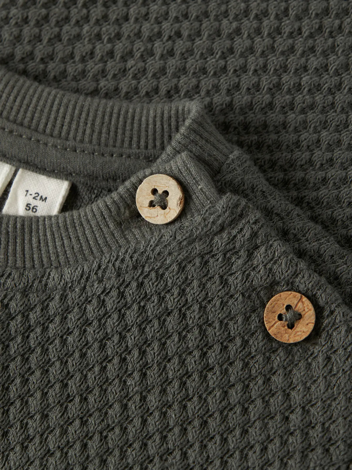 Lil'Atelier - sweater Noello - kambaba green