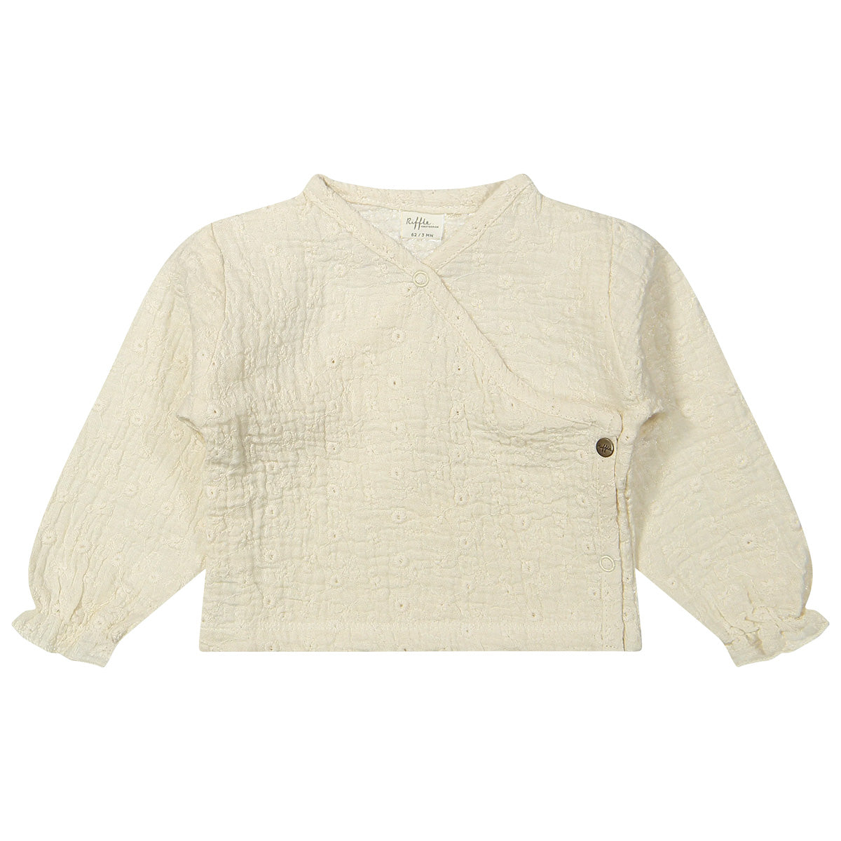 Riffle Amsterdam - turn over top Nova - woven white embroidery