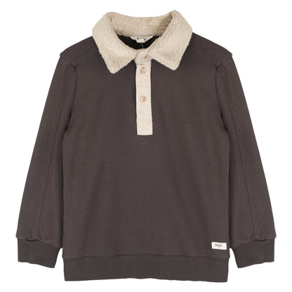 Baje Studio - polo sweater Nox - brown dark