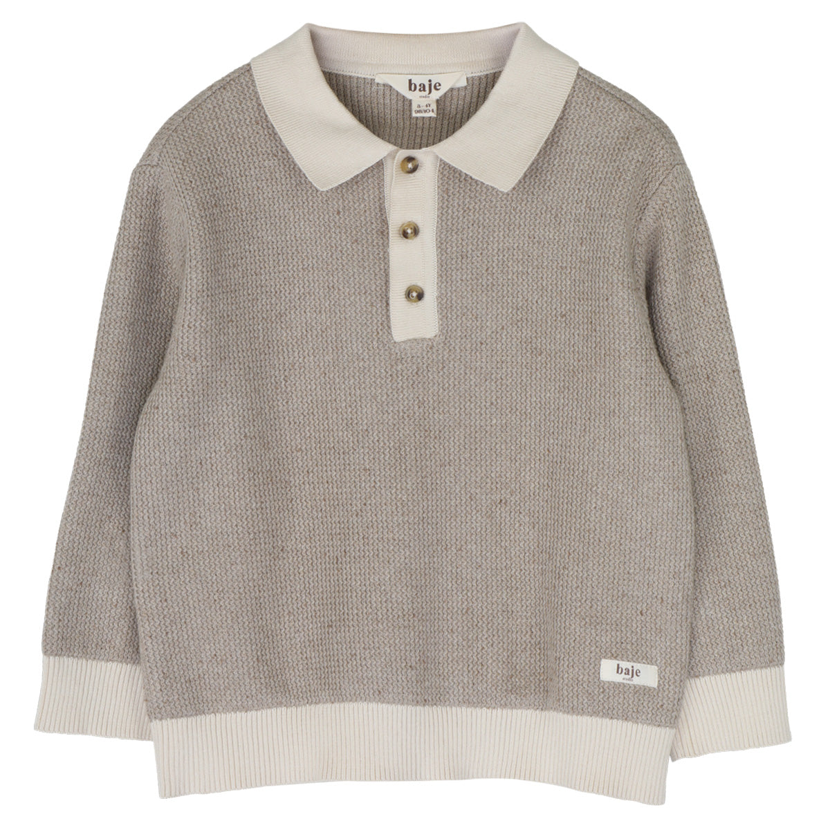 Baje Studio - polo Nuka - taupe light