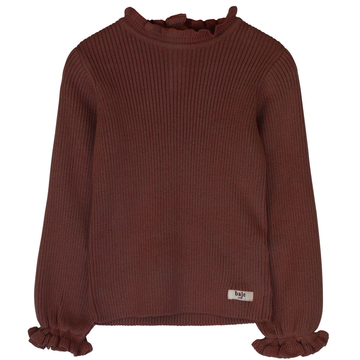 Baje Studio - knitted top Nula - copper brow