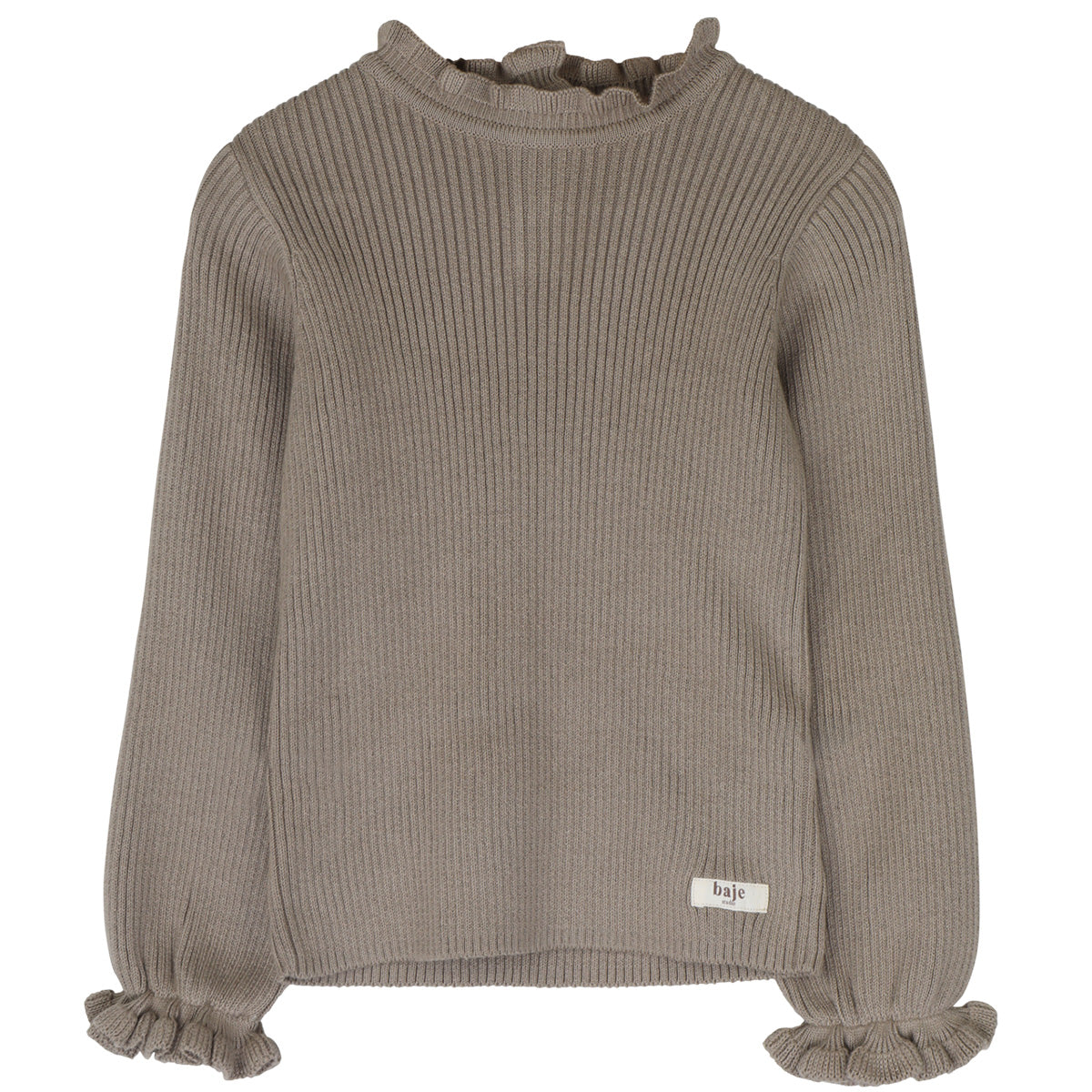 Baje Studio - knitted top Nula - taupe