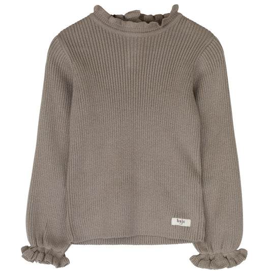 Baje Studio - knitted top Nula - taupe