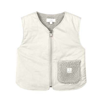 LRDM petits - reversible gilet Olivier - antique white