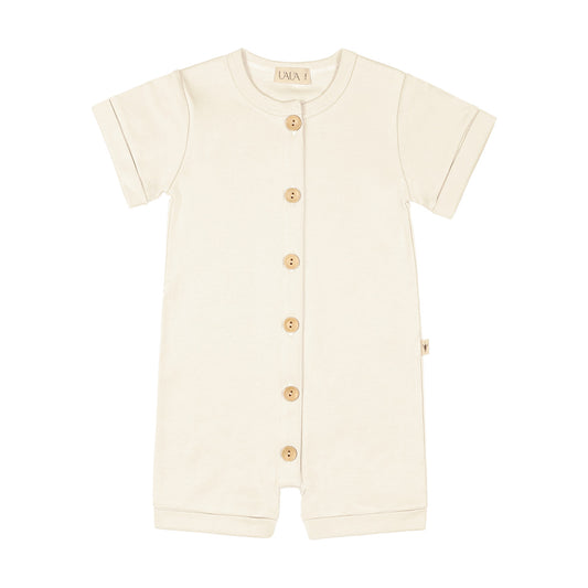 UAUA - jumpsuit short - crema