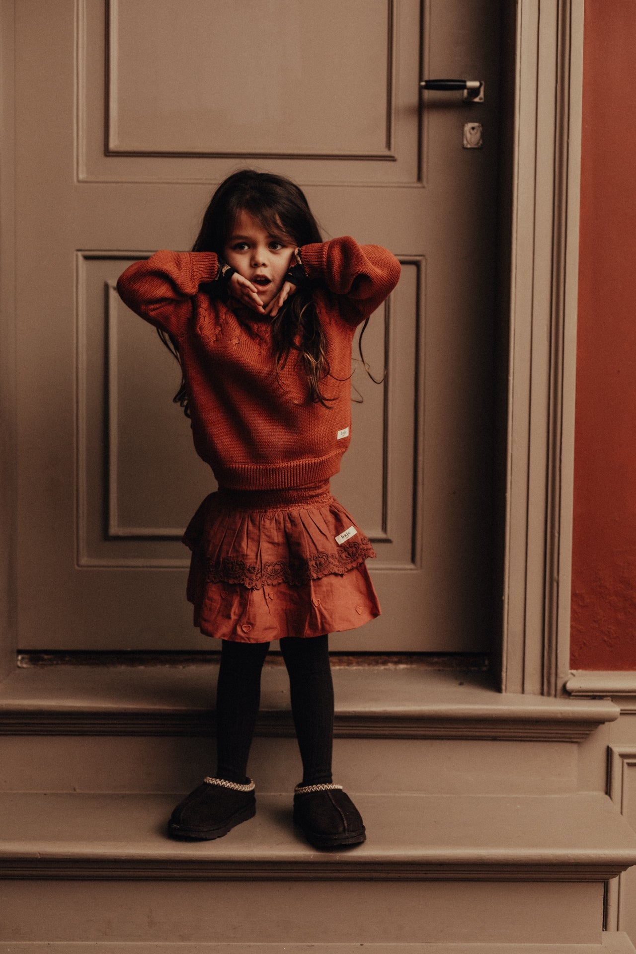 COMING SOON' Baje Studio - skirt Paige - red maroon