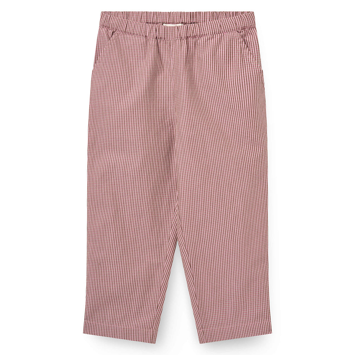 Copenhagen Colors - checkered pants - winter rose