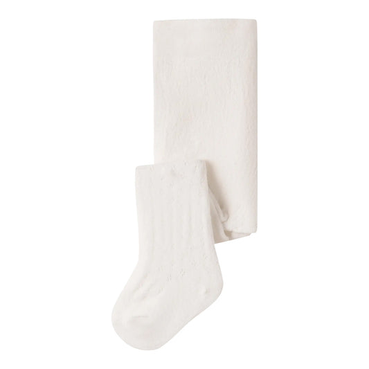 Lil'Atelier - pointelle pantyhose baby - turtledove