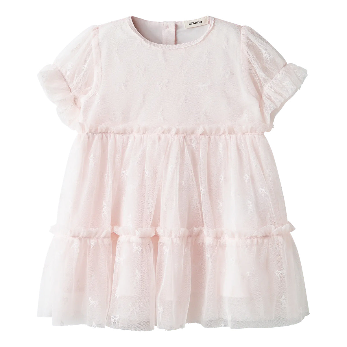 Lil'Atelier - tule bow dress - almost mauve