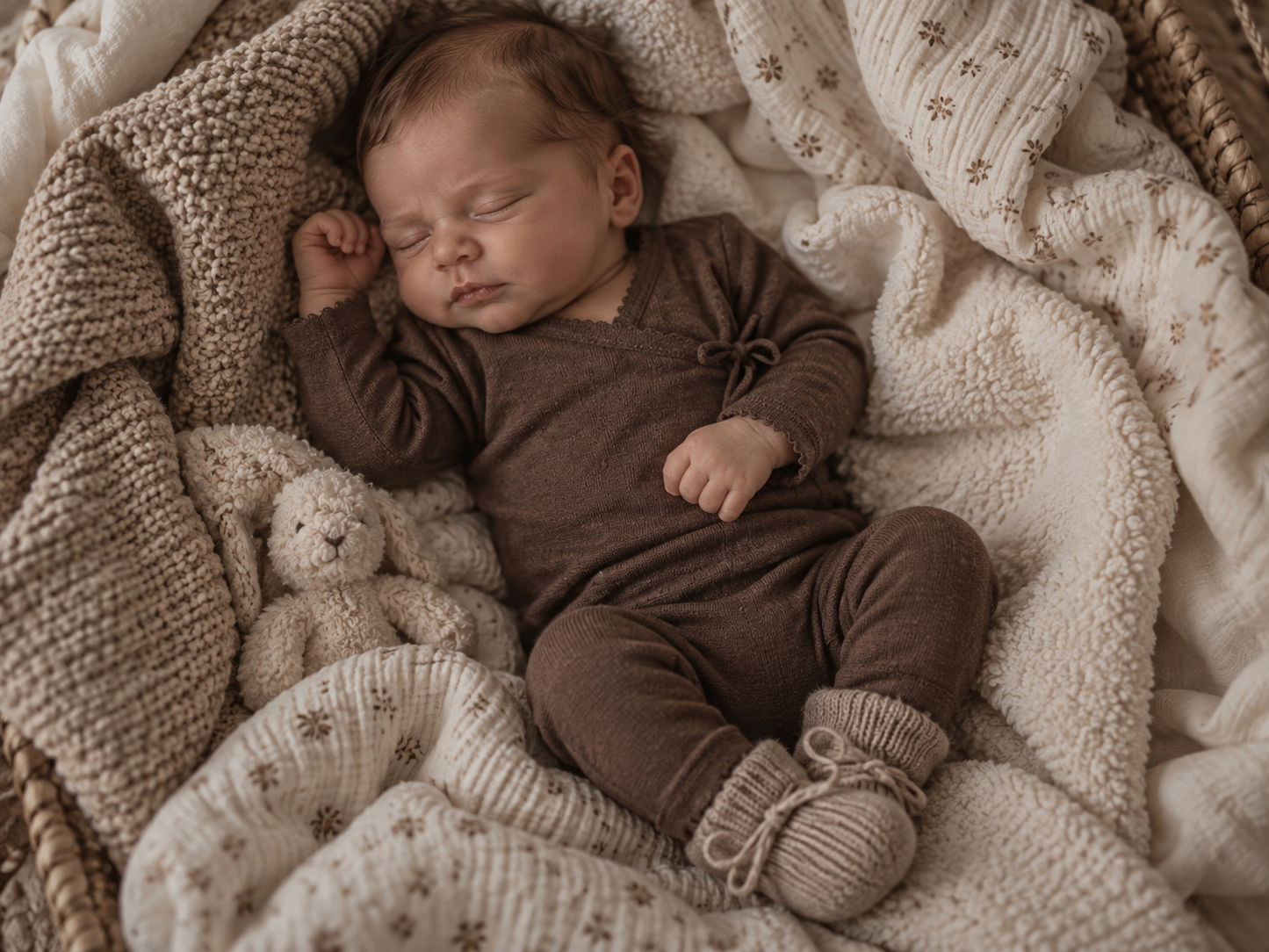 Copenhagen Colors - merino wool set - dark brown