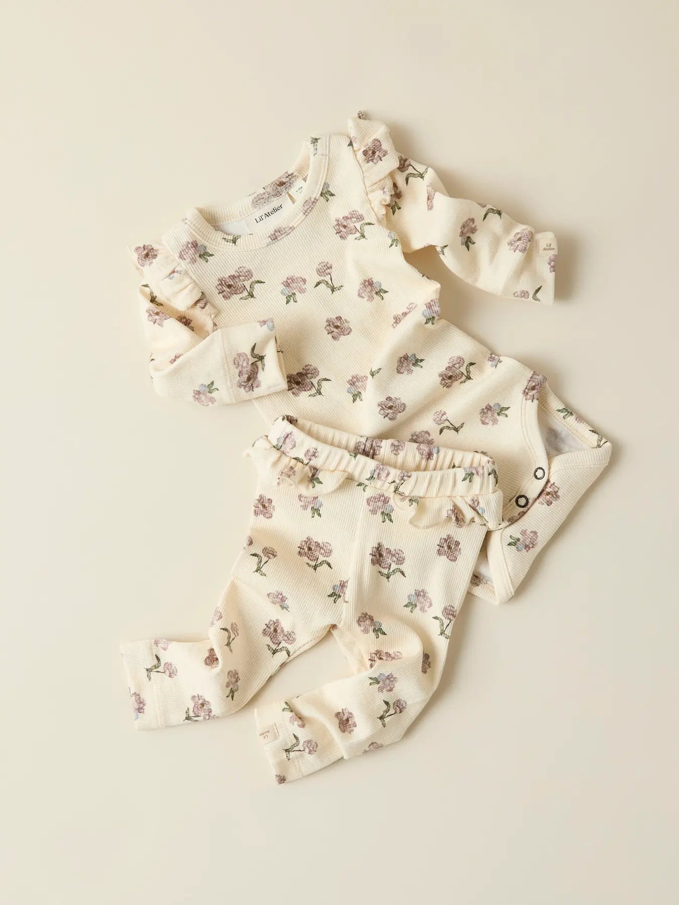 Lil'Atelier - legging Peony - turtledove