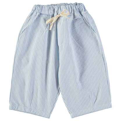 Pequeno Tocon - wide leg pants - sky blue stripe