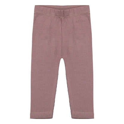 Riffle Amsterdam - legging Perr solid rib - mauve