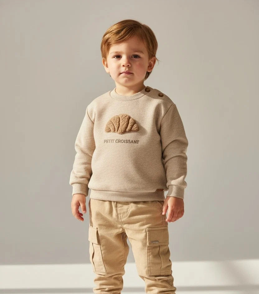 GYMP - sweater Hibbo croissant - beige
