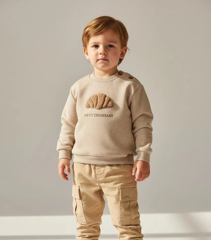 GYMP - sweater Hibbo croissant - beige