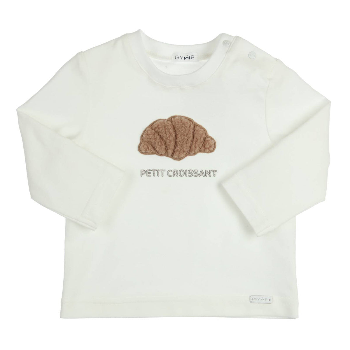 GYMP - longsleeve Aerodoux - petit croissant - offwhite