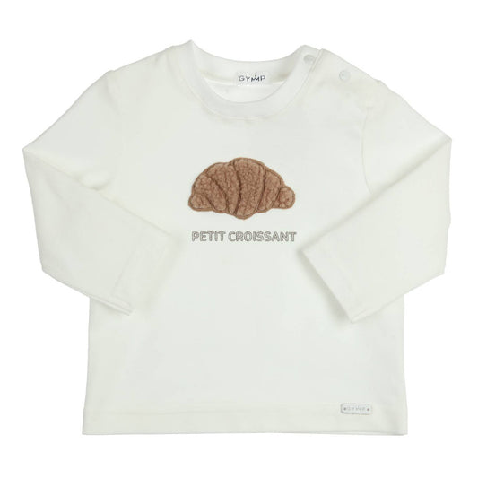 GYMP - longsleeve Aerodoux - petit croissant - offwhite