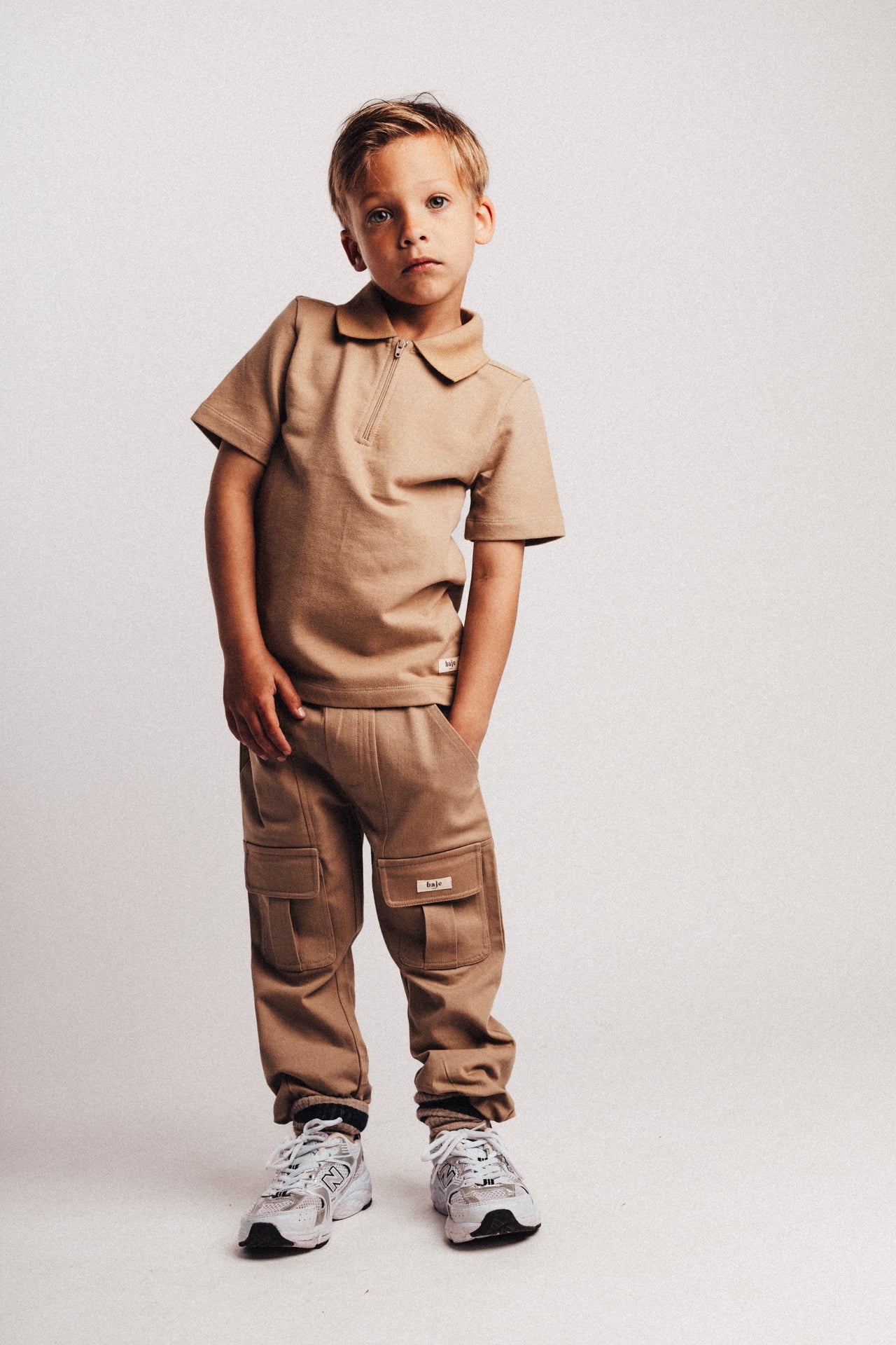 Baje Studio - pants Piera - taupe cafe