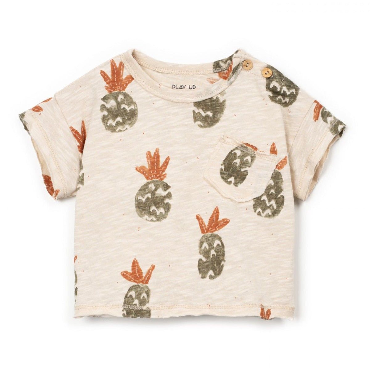 Play Up - pineapple T-shirt baby - ecru