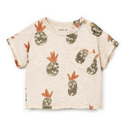 Play Up - pineapple T-shirt baby - ecru