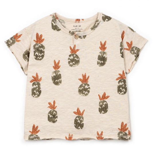 Play Up - pineapple T-shirt kid - ecru