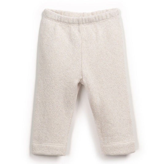 Play Up - plain knit legging - pencil offwhite