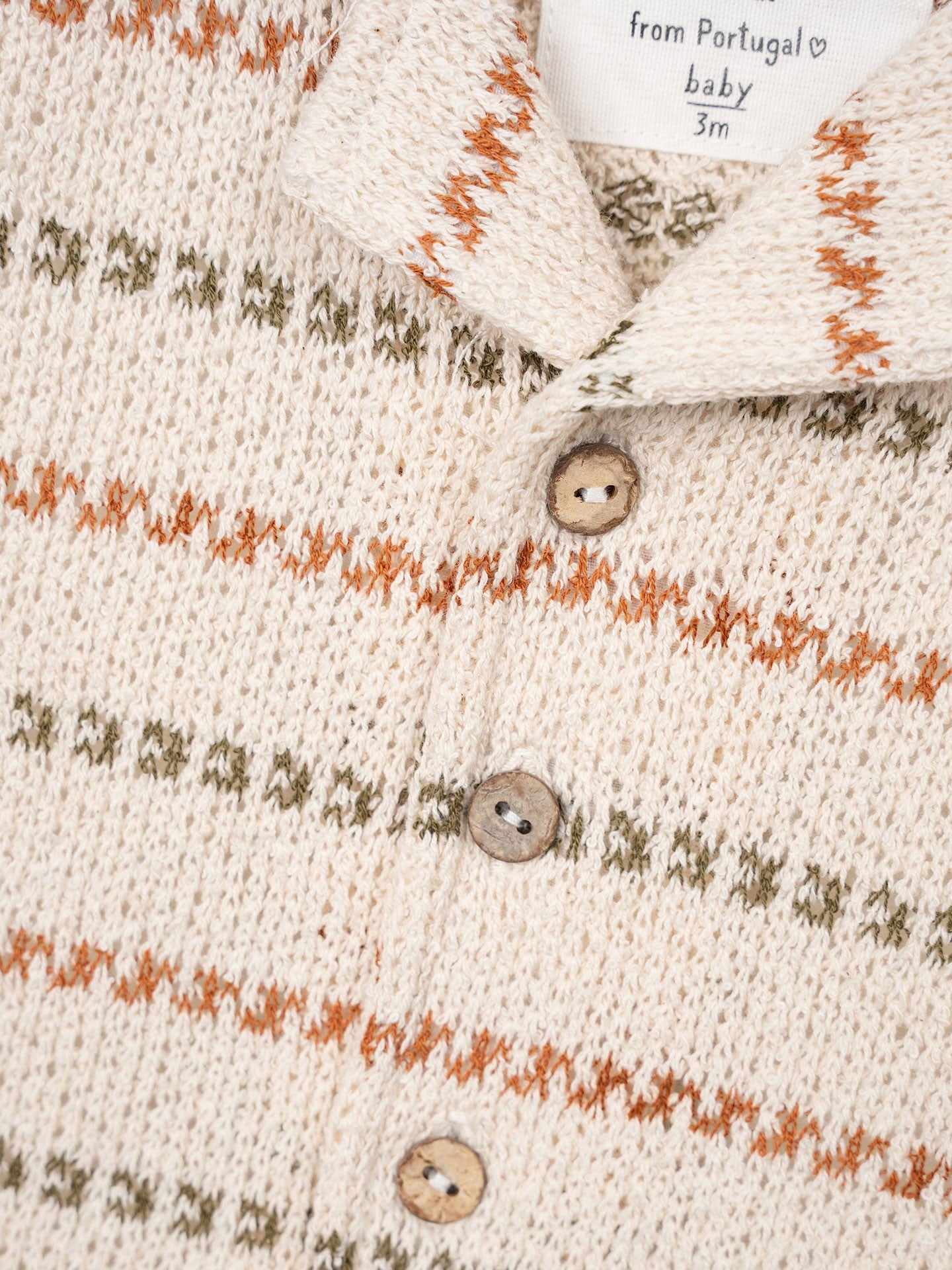 Play Up - knit shirt with striped pattern baby