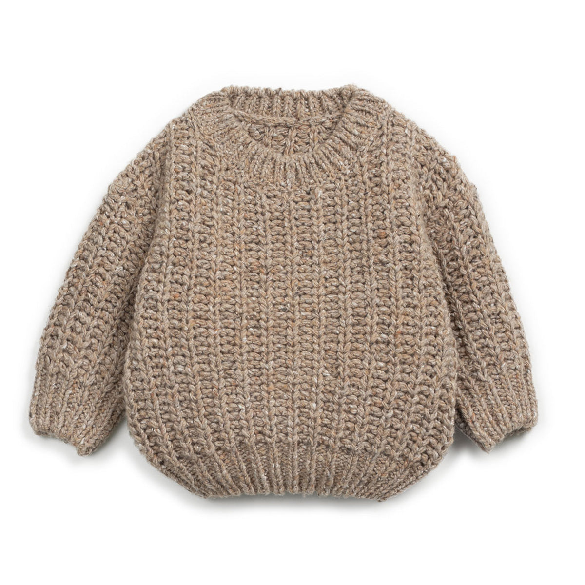 Play Up knitted sweater light brown – Coz'Adore Baby en Kind