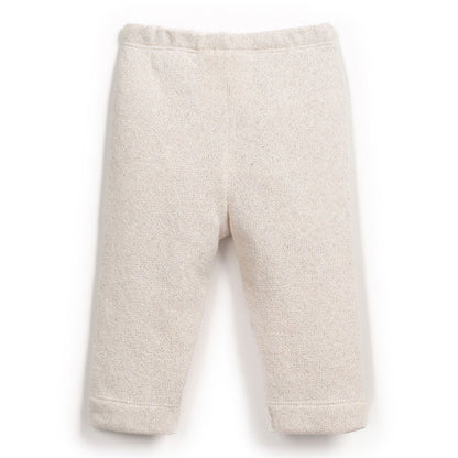 Play Up - plain knit legging - pencil offwhite