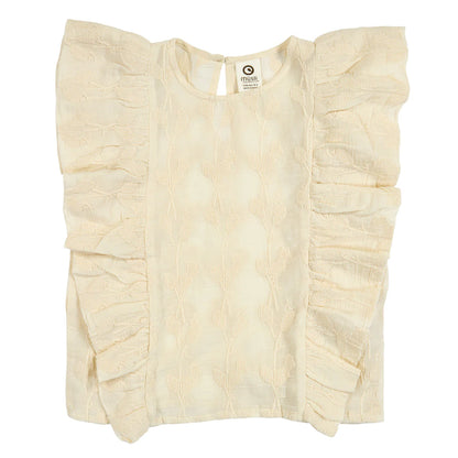 Müsli - poetry top with frill - natural