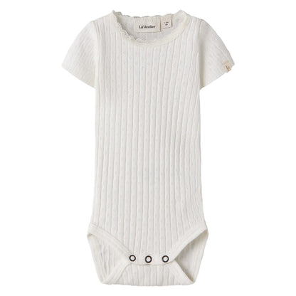Lil'Atelier - pointelle body - coconut milk
