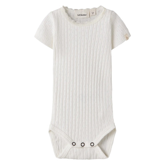 Lil'Atelier - pointelle body - coconut milk