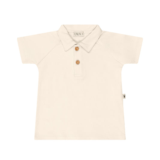 Polo short sleeves ~ crema